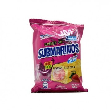 SUBMARINO DE FRESA 64G...