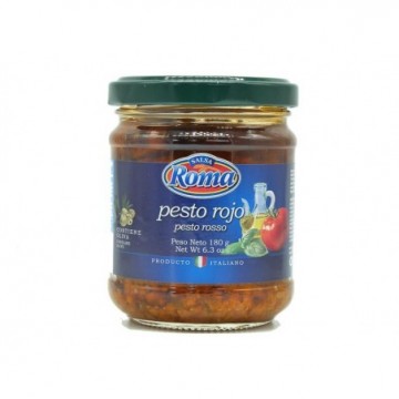 SALSA DE PESTO ROJO 180G ROMA