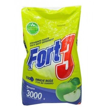 DETERGENTE MANZANA 3KG FORT 14