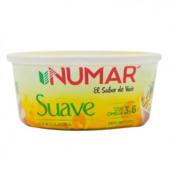 MARGARINA SUAVE 250G NUMAR
