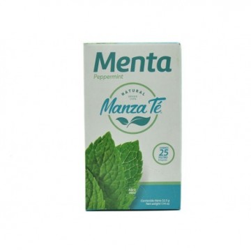 TE MENTA 25 UNIDADES MANZA TE