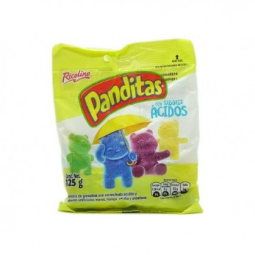 GOMITAS PANDITAS 125G RICOLINO