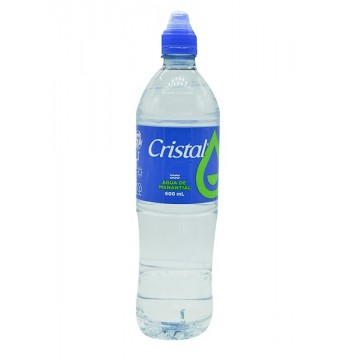AGUA (CHUPON) 600ML CRISTAL