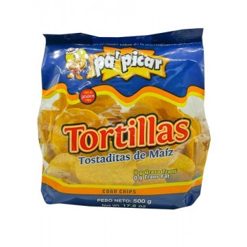 TORTILLAS CON SAL 500G...