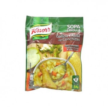 SOPA GALLINA CON CONCHITAS...