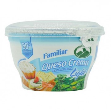 QUESO CREMA LIGHT 220G...