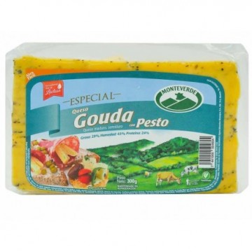 QUESO GOUDA PESTO 300G...
