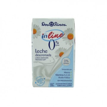 LECHE DESCREMADA 250ML DOS...
