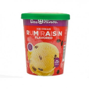 HELADO RON CON PASAS 1/4...