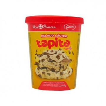 HELADO TAPITA 1/4 GALON DOS...