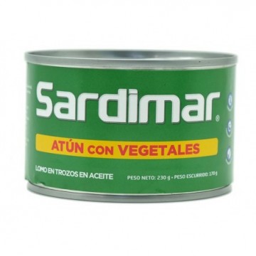ATUN VEGETALES 230G SARDIMAR