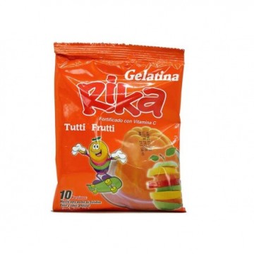 GELATINA TUTTI FRUTTI 80G RIKA