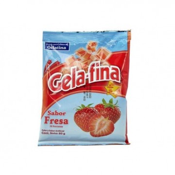GELATINA FRESA 80G GELAFINA