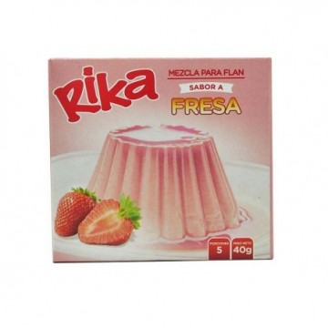 FLAN FRESA (CAJA) 40G RIKA