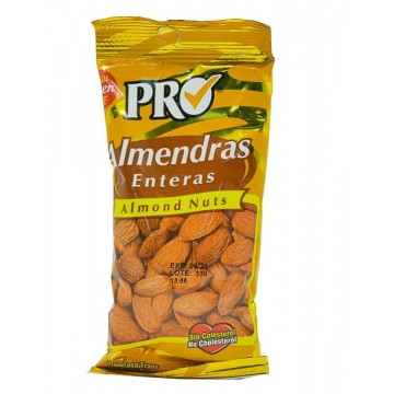 ALMENDRAS ENTRERAS 80G PRO