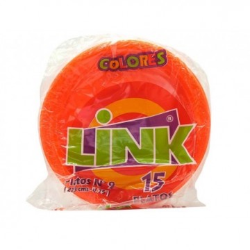 PLATO NARANJA N9 15...