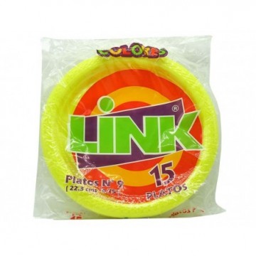 PLATO AMARILLO N9 15...