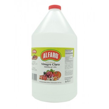 VINAGRE CLARO (GALON) ALFARO
