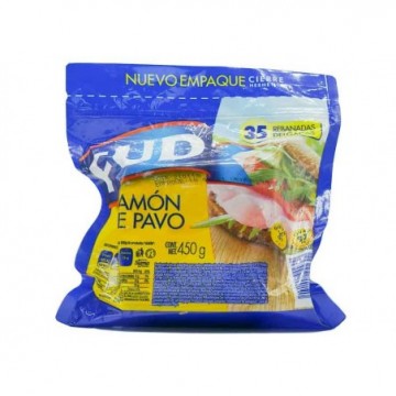 JAMON DE PAVO (ZIPLOC) 450G...