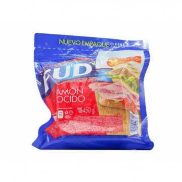 JAMON COCIDO (ZIPLOC) 450G FUD