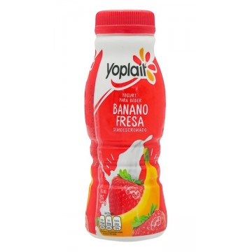 YOGURT BANANO Y FRESA 235ML...