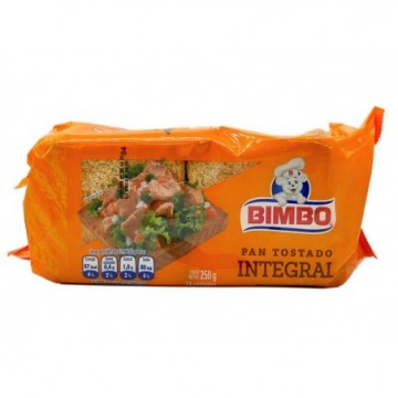 PAN TOSTADO INTEGRAL 250G...