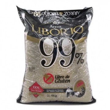 ARROZ 99% 4KG LIBORIO