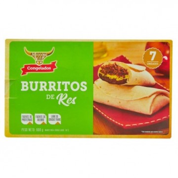 BURRITOS DE RES 600G EL ARREO
