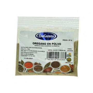 OREGANO POLVO 20G DAGUSTO