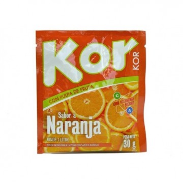 BEBIDA NARANJA 30G KORKOR
