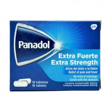 PANADOL EXTRA FUERTE AZUL...