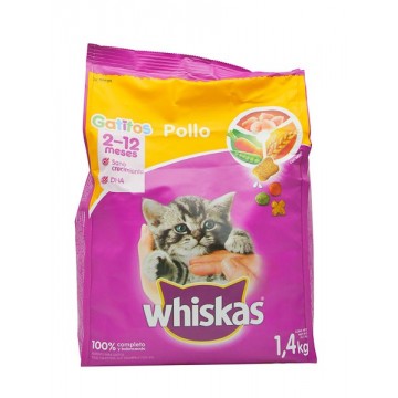 ALIMENTO GATITOS 1.4KG WHISKAS