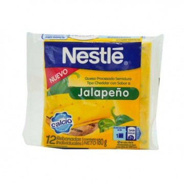 QUESO JALAPEÑO 12 REBANADAS...
