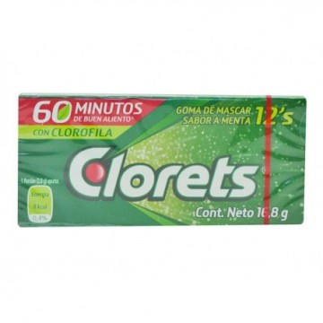 CHICLES VERDES 12 UNIDADES...