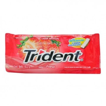 CHICLES FRESA 10.2G TRIDENT