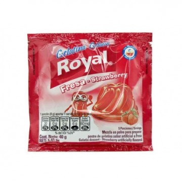 GELATINA FRESA 40G ROYAL