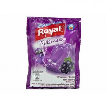 GELATINA UVA (BOLSA) 80G ROYAL
