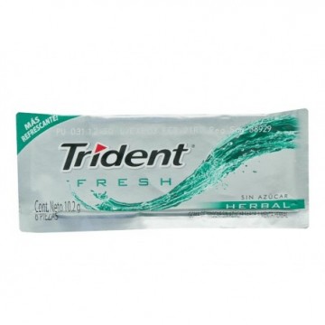 CHICLES FRESH HERBAL 10.2G...