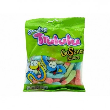 GOMITAS GUSANOS ACIDOS 90G...