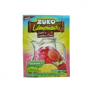 BEBIDA LIMONADA FRESA 25G ZUKO
