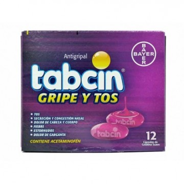 TABCIN GRIPE TOS LIQUI-GELS...