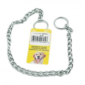COLLAR PERRO CROMADO N20...