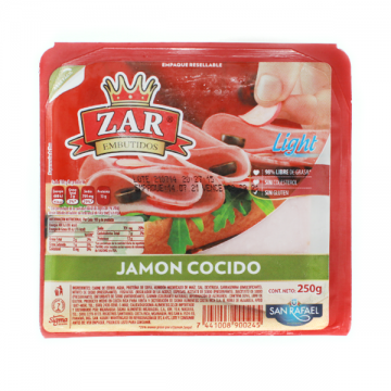 JAMON COCIDO 250G ZAR