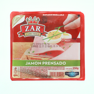 JAMON PRENSADO 250G ZAR