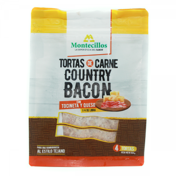 TORTAS DE RES BACON 454G...