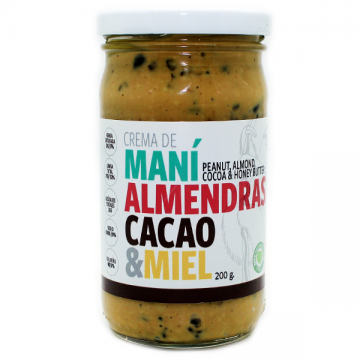 CREMA DE MANÍ ALMENDRAS,...