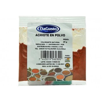ACHIOTE EN POLVO 25G DAGUSTO