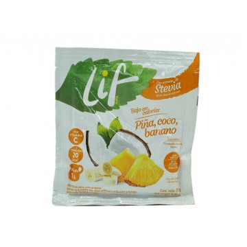 BEBIDA PIÑA-BANANO-COCO 25G...