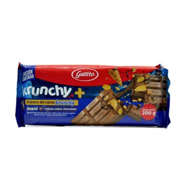 TABLETA KRUNCHY 200G GALLITO