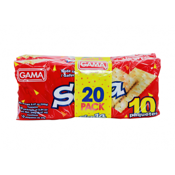 GALLETA SODA GAMA 2PACK